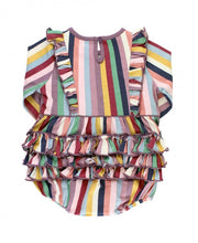 Load image into Gallery viewer, Enchanted Rainbow Bubble Romper
