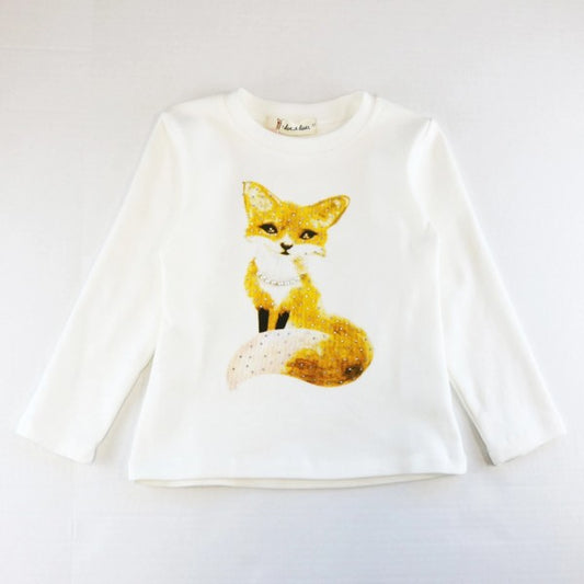 Fox with Pearls Tee