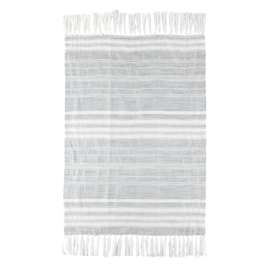 Hand Towel Grey & White