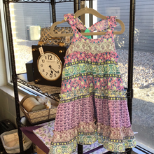 Load image into Gallery viewer, Purple Flower Sun Dress
