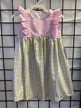 Load image into Gallery viewer, Easter Plaid &quot;Addison&quot; Dress
