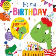 It's my Birthday Sticker Book-Dino