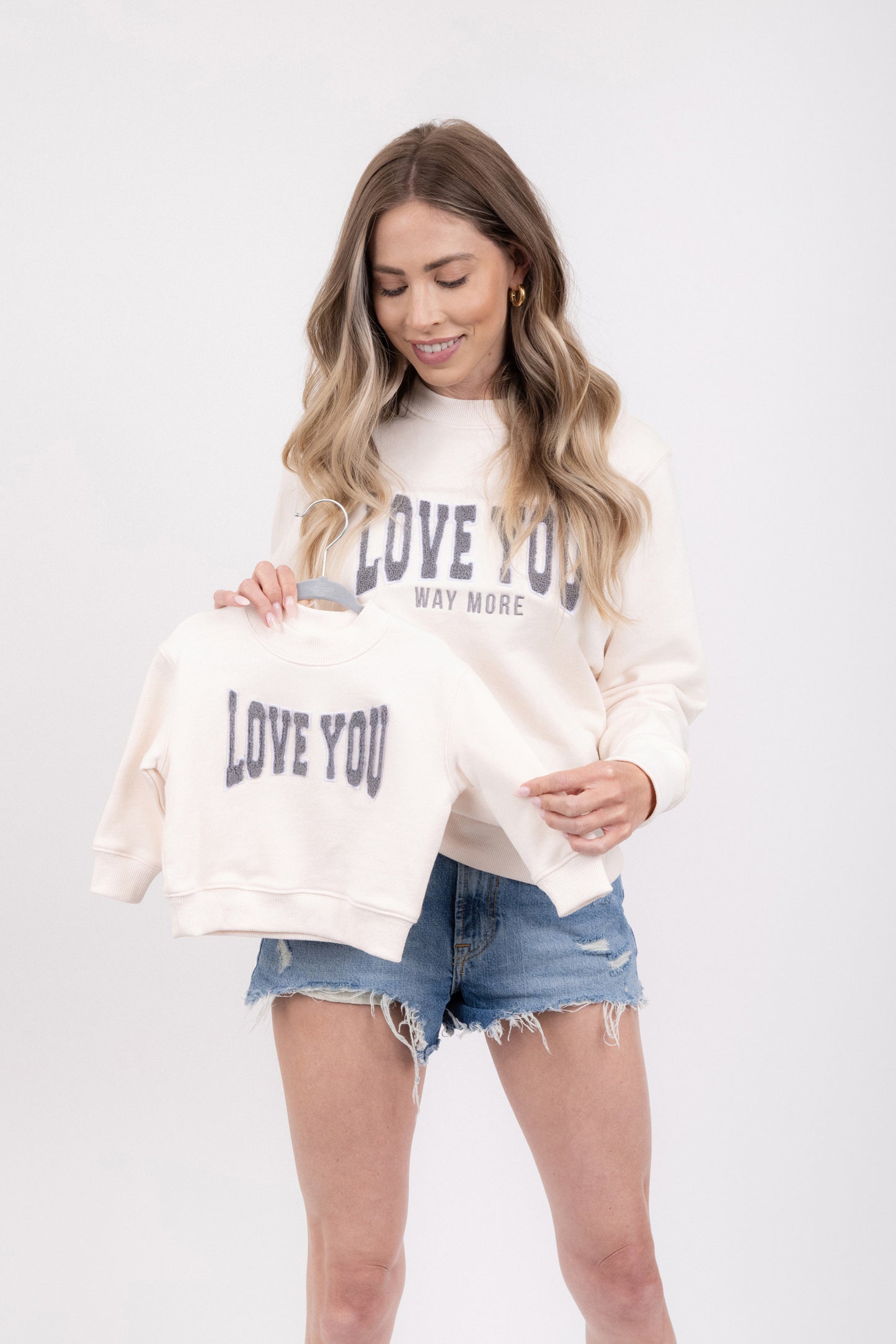 Love you Mini Chenille Sweatshirt