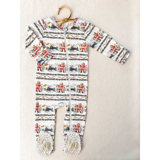 Ticket, Please! Zipper Footie Jammie